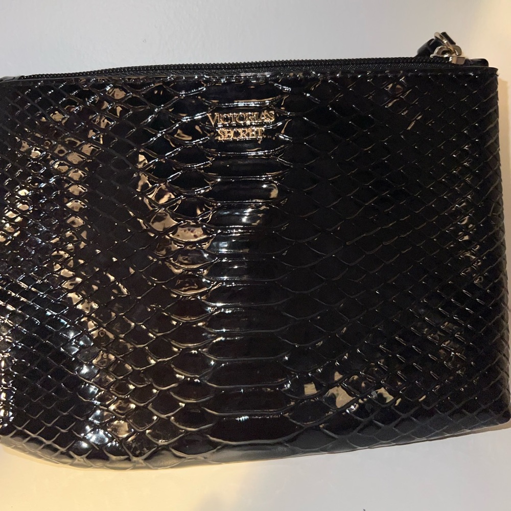 Victoria’s Secret Cosmetics Pouch faux snake skin